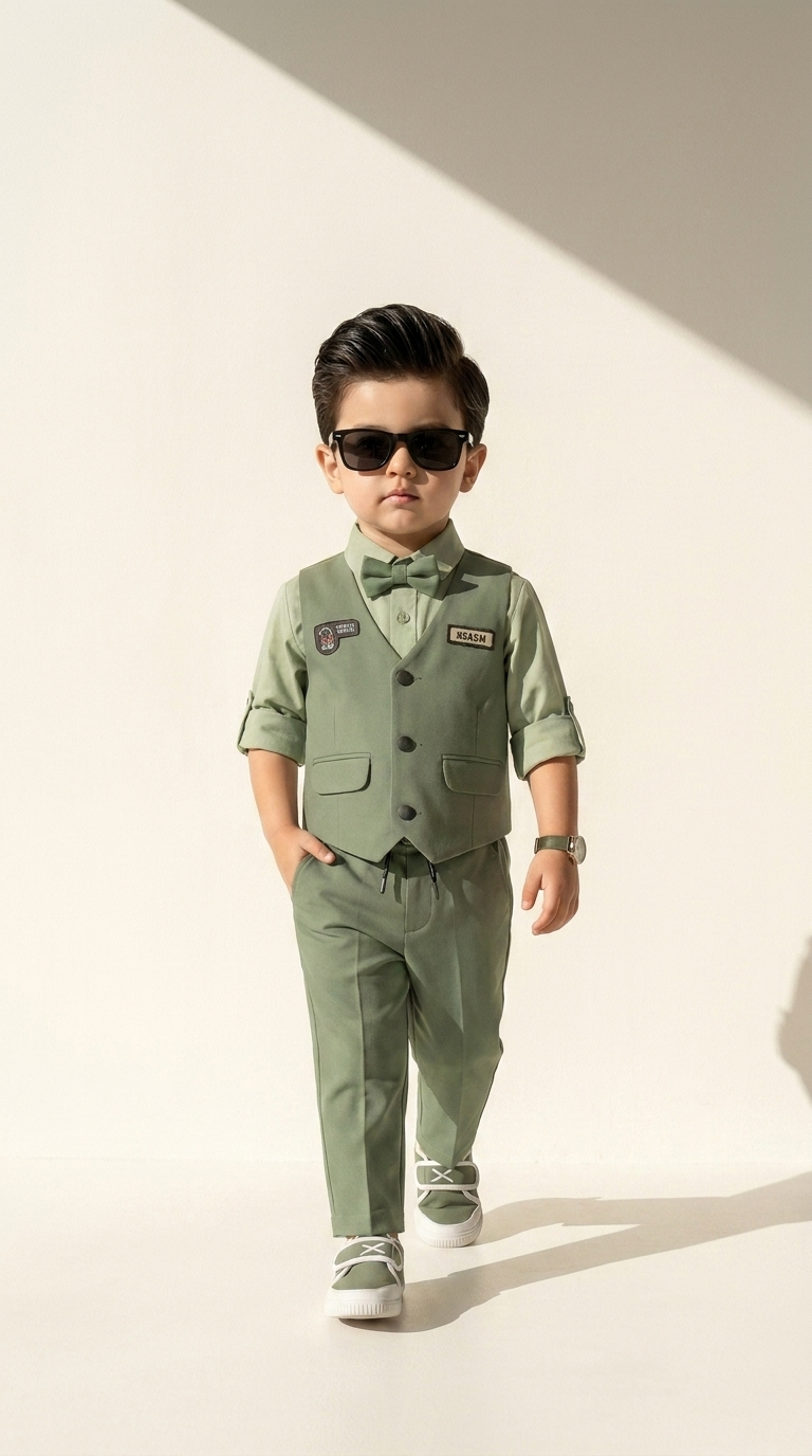 Sage Commander Waistcoat Set