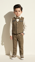 Mocha Gentleman Waistcoat Set
