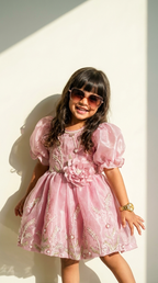 Blush Rose Garden Princess Dress