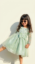 Mint Blossom Enchanted Party Dress
