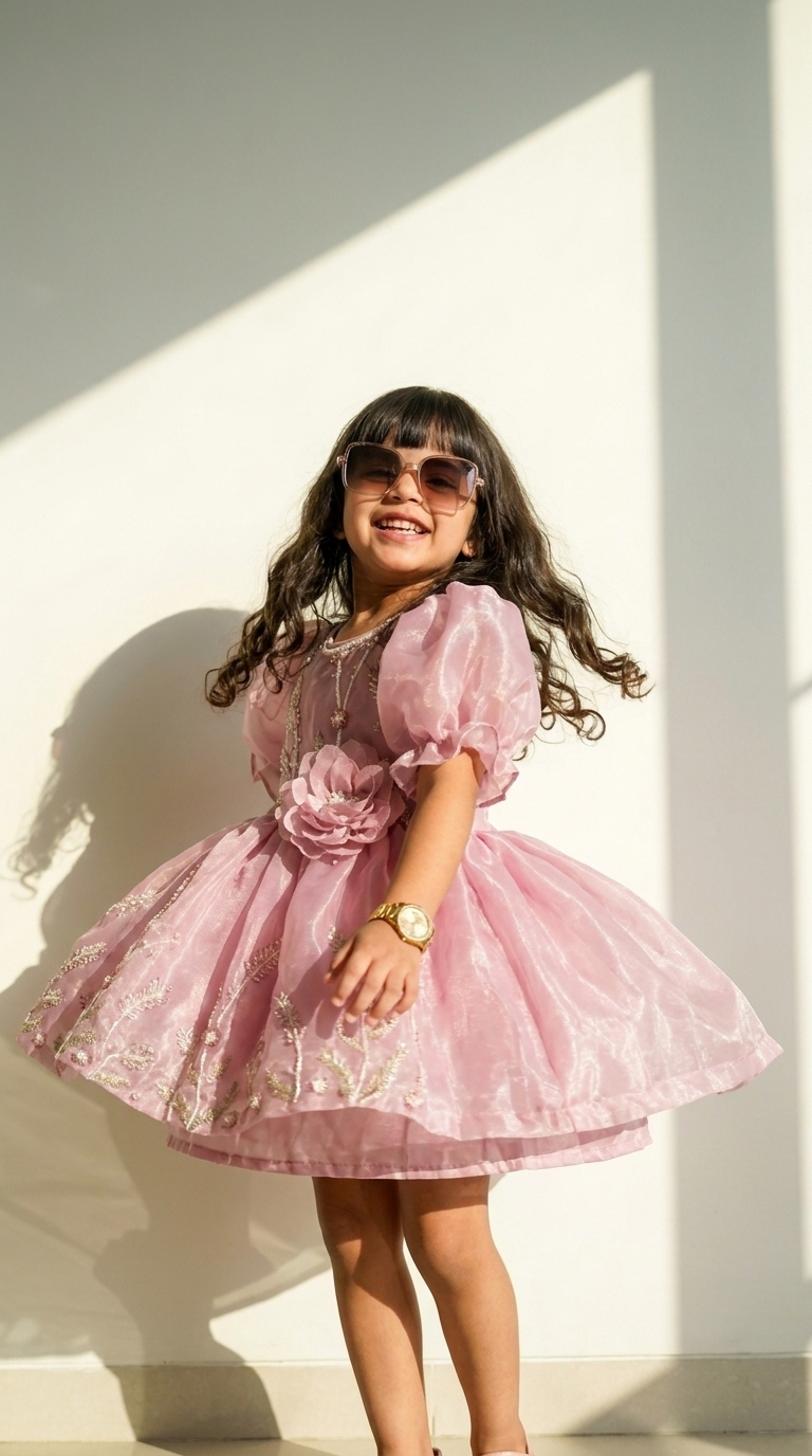 Blush Rose Garden Princess Dress