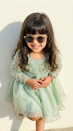 Mint Blossom Enchanted Party Dress