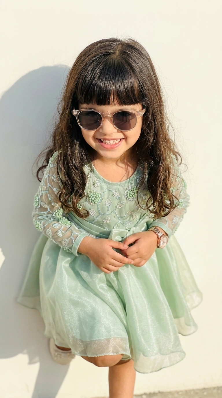 Mint Blossom Enchanted Party Dress