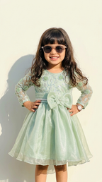 Mint Blossom Enchanted Party Dress