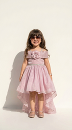 Blush Rose High-Low Princess Dress