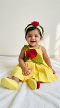 Sunshine Rose Garden Party Dress