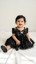 Midnight Butterfly Glam Party Dress
