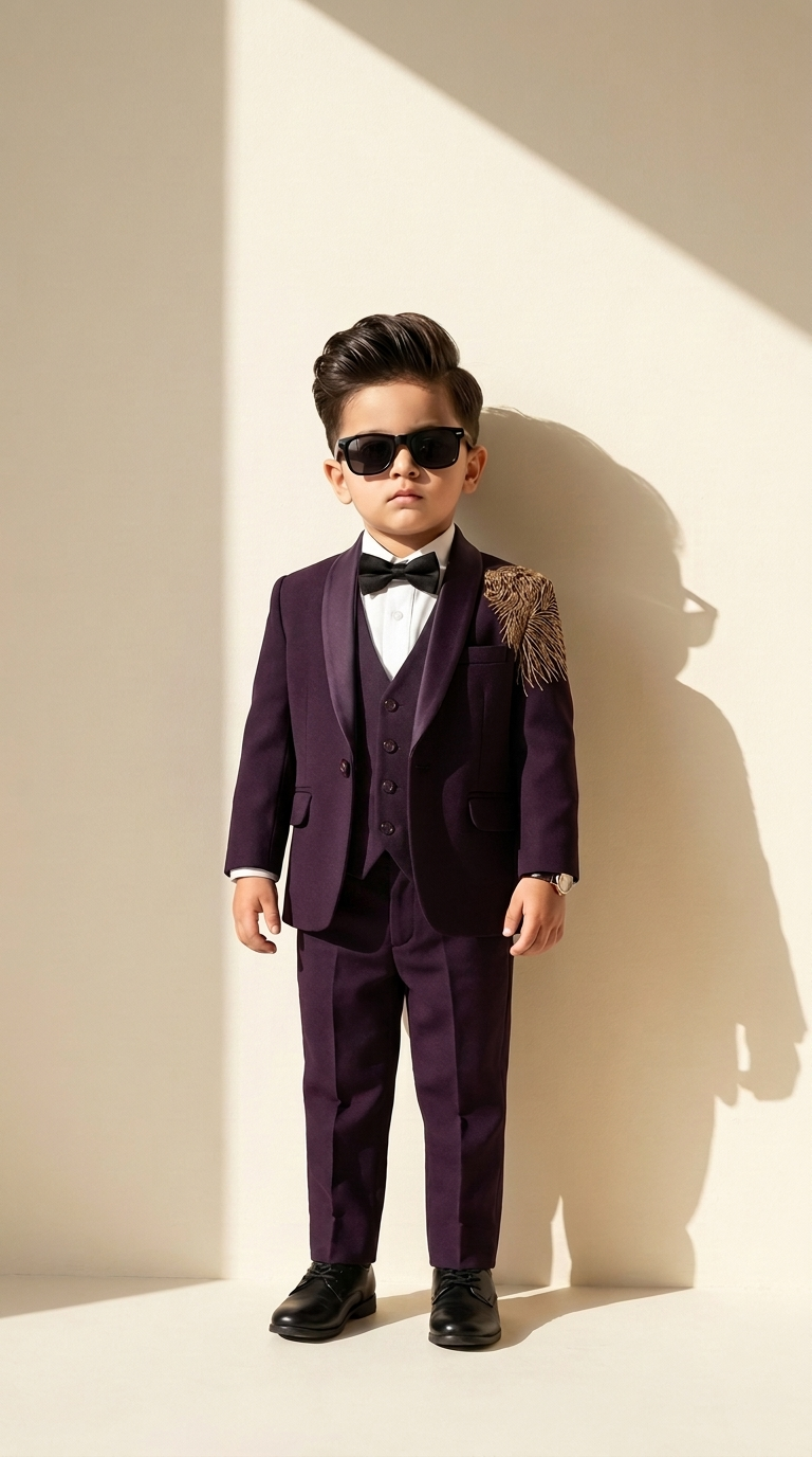 Royal Plum Signature Tuxedo Suit