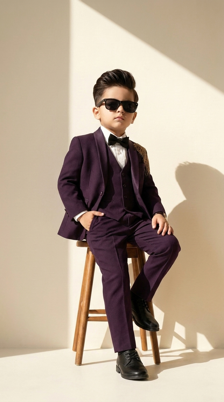 Royal Plum Signature Tuxedo Suit