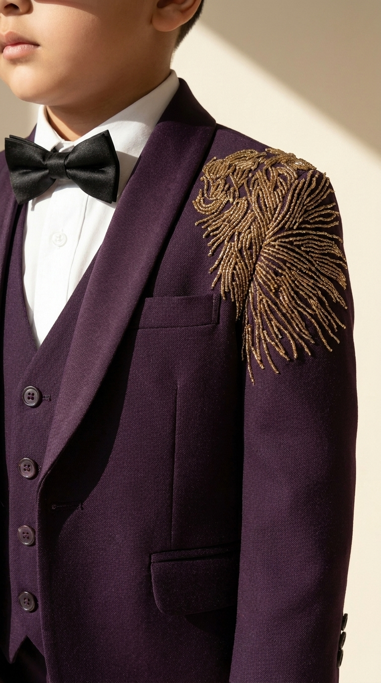Royal Plum Signature Tuxedo Suit
