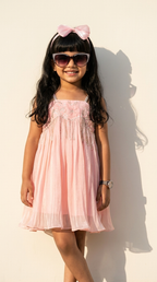 Blush Starlight Shimmer Dress