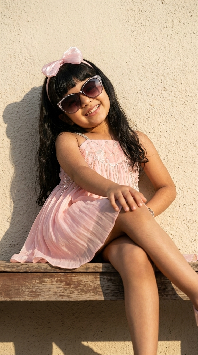 Blush Starlight Shimmer Dress