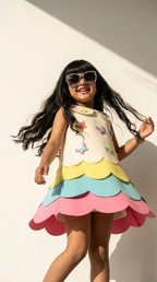 Candy Flutter Layered Party Dress