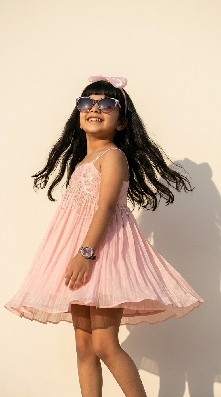 Blush Starlight Shimmer Dress