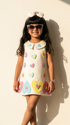 Candy Hearts A-Line Party Dress