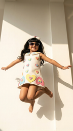 Candy Hearts A-Line Party Dress