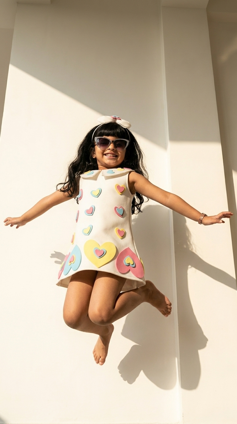 Candy Hearts A-Line Party Dress
