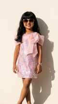 Blush Aurora Sequin Party Dress