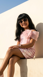 Blush Aurora Sequin Party Dress