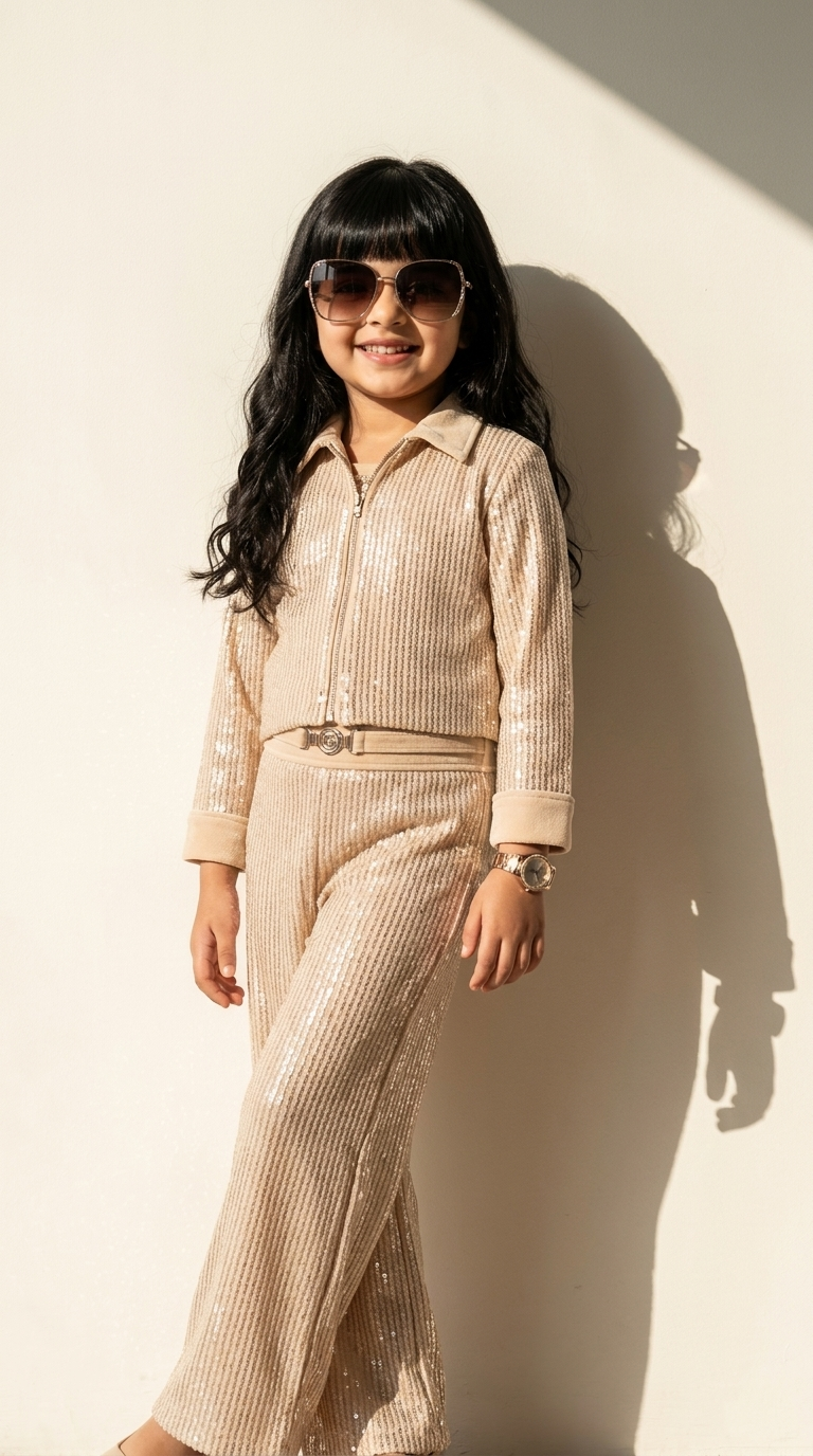 Champagne Sparkle Co-ord Set