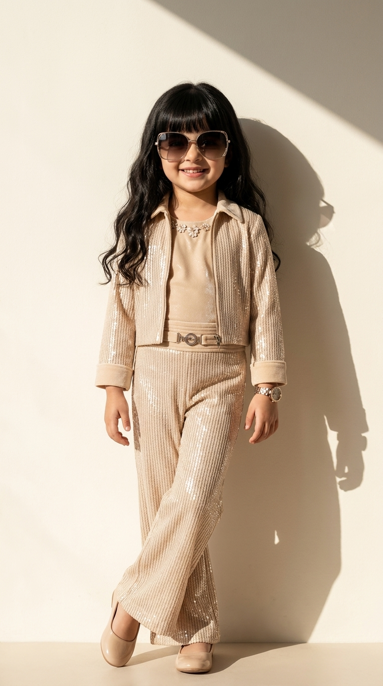 Champagne Sparkle Co-ord Set