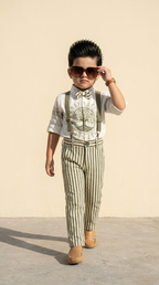 Olive Heritage Boys’ Suspenders Set