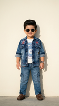 Boys’ Urban Denim Streetwear Co-ord Set