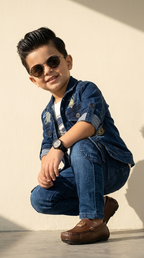 Boys’ Urban Denim Streetwear Co-ord Set