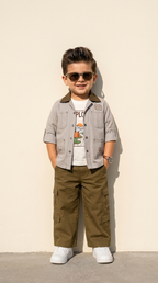Urban Explorer Grey Jacket & Cargo Trouser Set