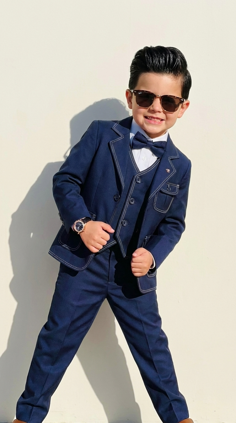 Royal Navy Edge – Boys’ 3-Piece Suit Set