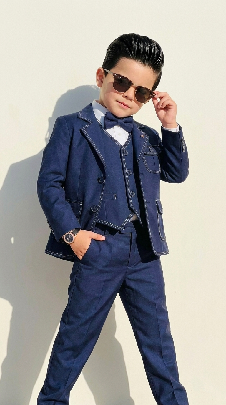 Royal Navy Edge – Boys’ 3-Piece Suit Set