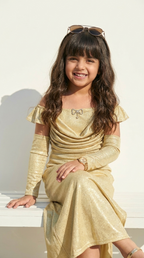 Champagne Gold Shimmer Gown