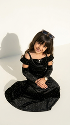 Black Sparkle Red Carpet Luxe Gown