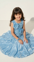 Ocean Bloom Mermaid Princess Gown
