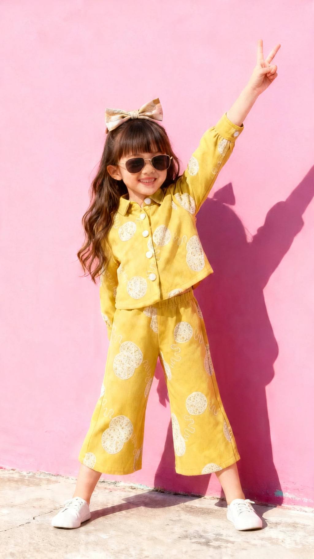 Yellow Printed Co-ord Set