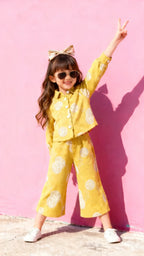 Yellow Printed Co-ord Set