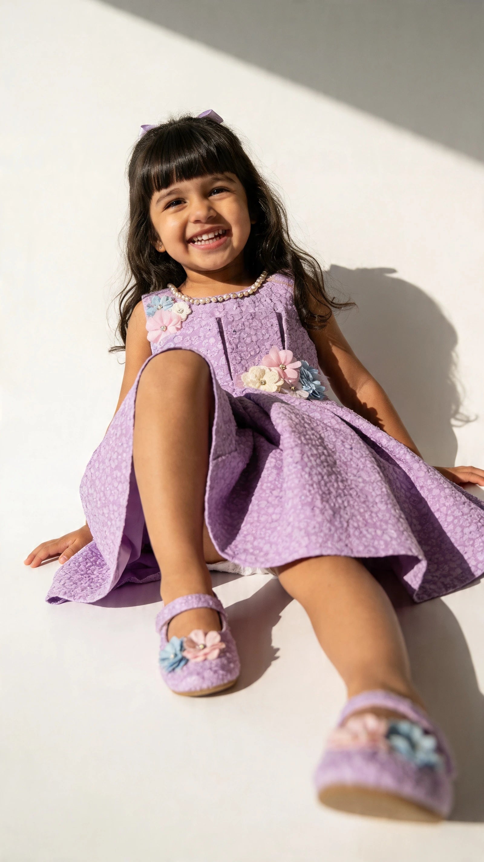 Lavender Bloom Party Dress