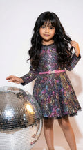 Multicolor Sequin Party Dress
