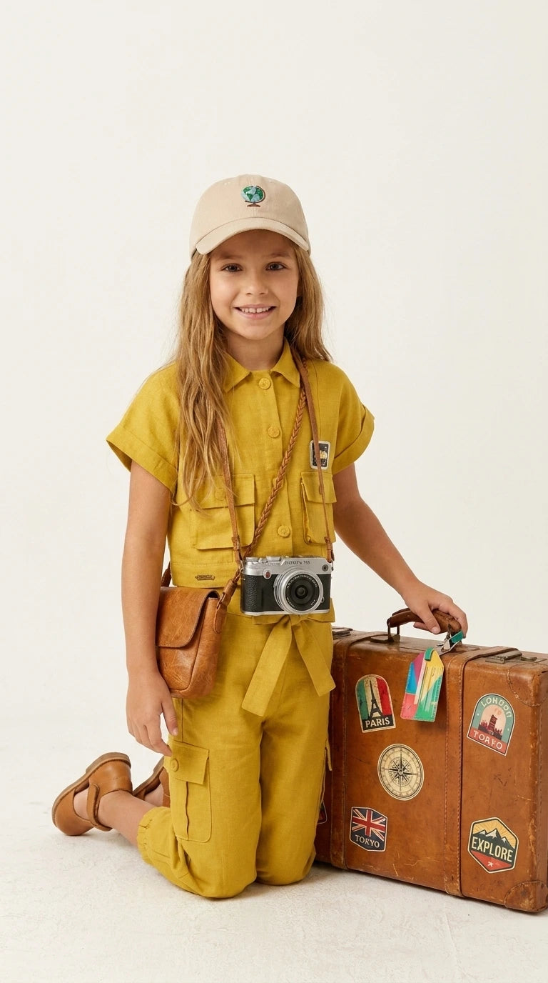 Mustard Travel Co-ord Set