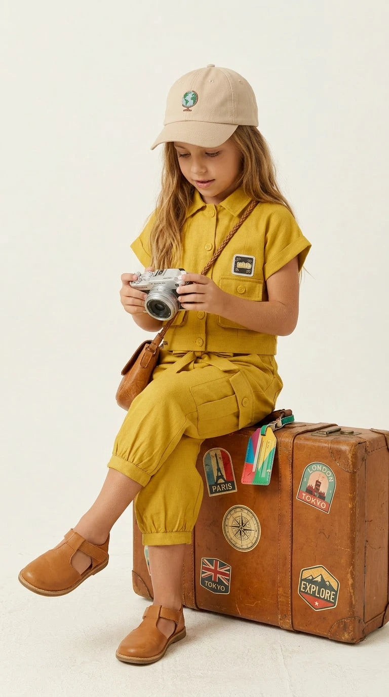 Mustard Travel Co-ord Set