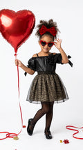 Black & Gold Party Dress