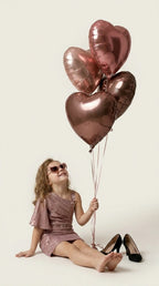 Rose Gold Glam Party Dress