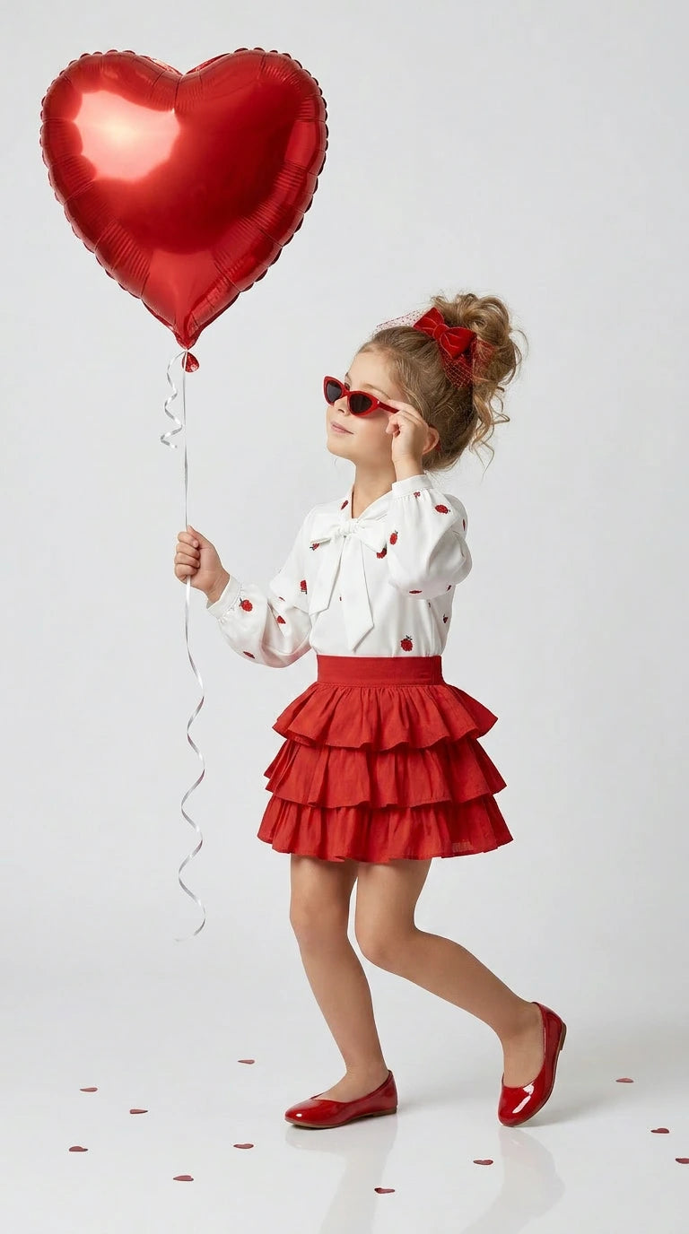 Cherry Pop Skirt Set