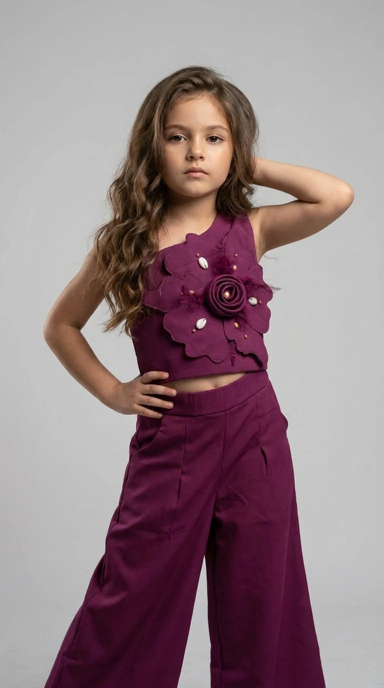 Plum Bloom Co-ord Set