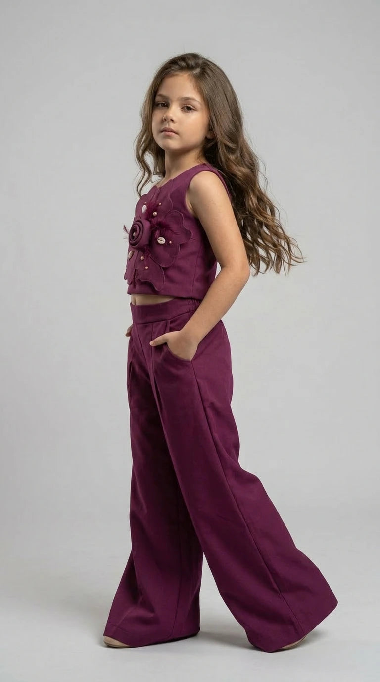Plum Bloom Co-ord Set