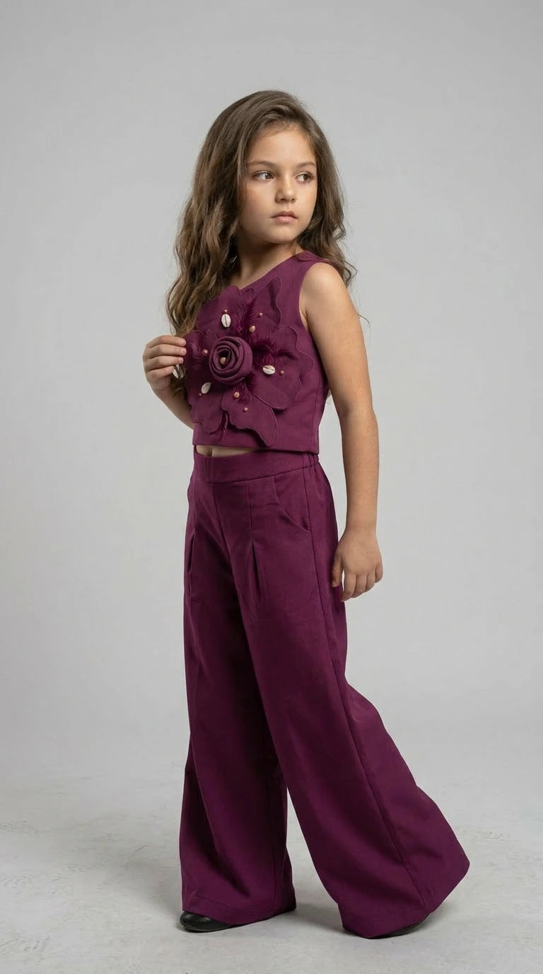 Plum Bloom Co-ord Set