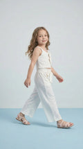 Ivory Wide-Leg Summer Set