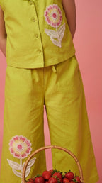 Lime Floral Co-ord Set
