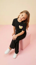 Black Sparkle Co-ord Set