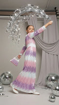 Starlight Sparkle Girls Sequin Maxi Dress
